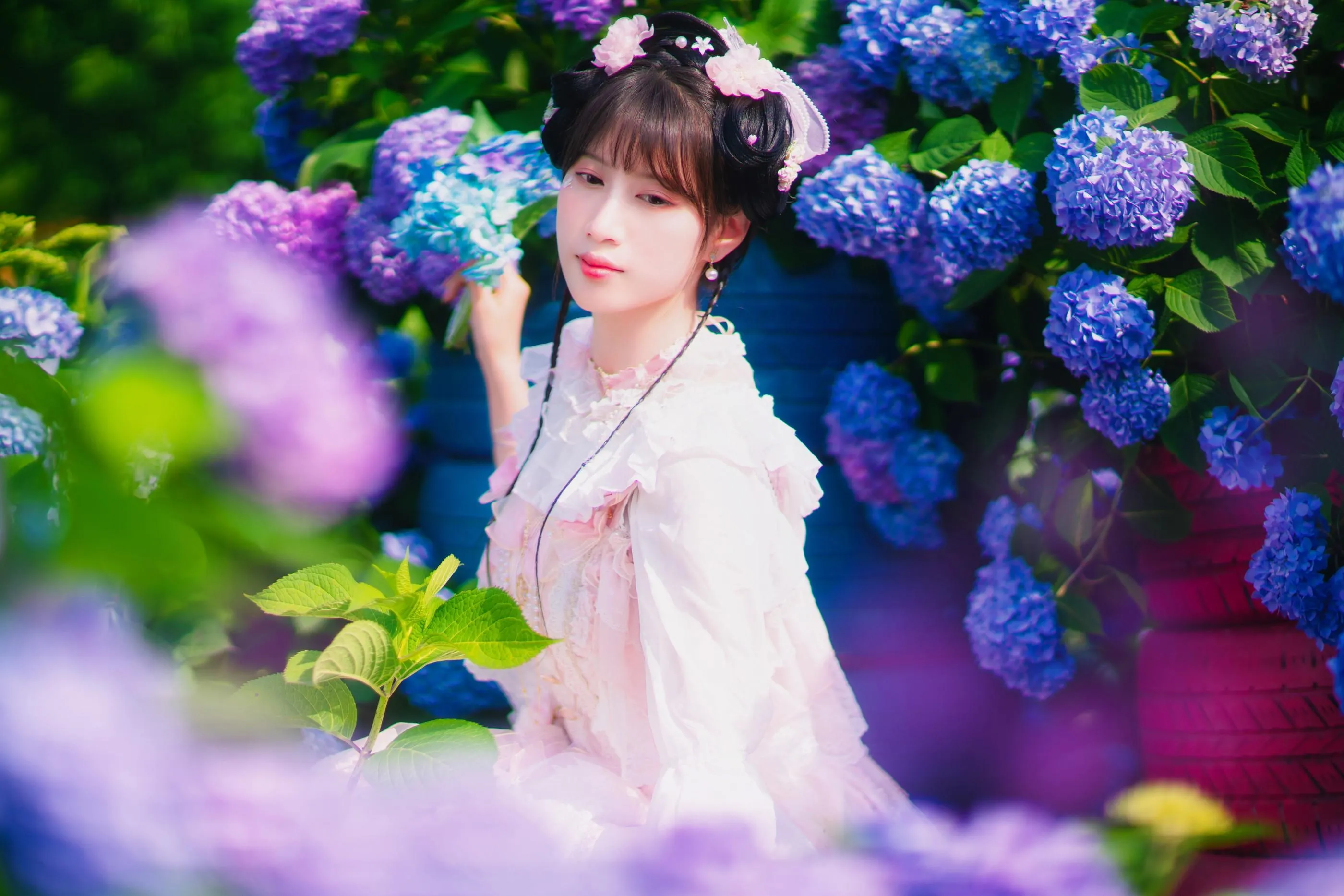 [YITUYU艺图语]2022.07.05 映花面 初茶 [36P]插图1